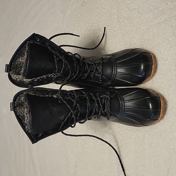 Eastland Black Waterproof Rain Boots Duck Boots - Picture 3 of 8